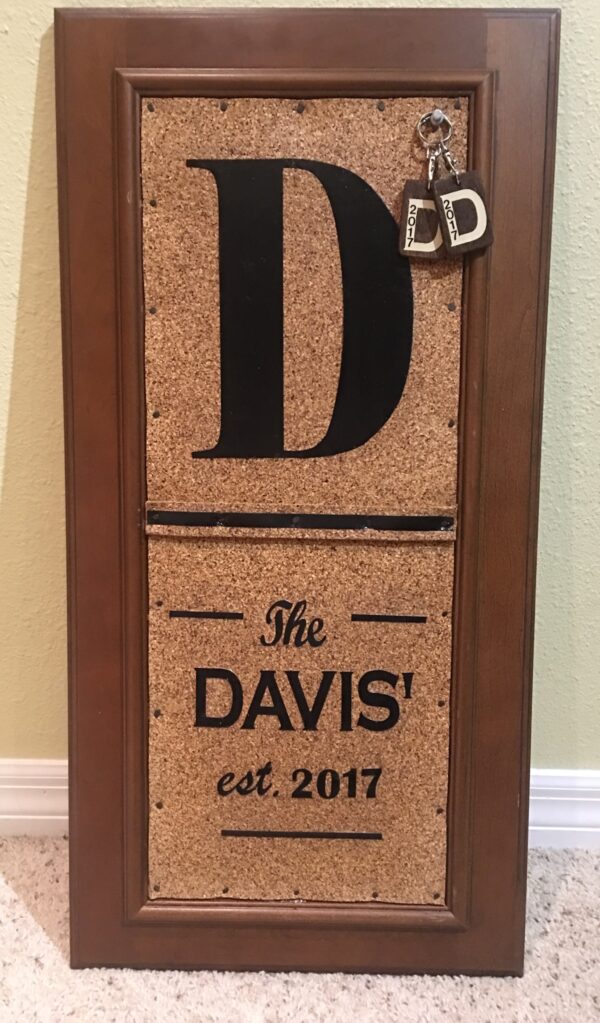 The DAVIS' Est.2017 Custom Signs