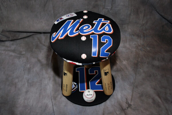 Mets 12 Custom Foot Stool